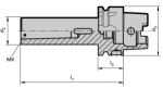 Guhring HSK-A Morse Taper Holders (Click image to enlarge)