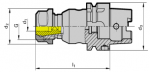 Guhring HSK-A Synchro Tapping Chucks (Click image to enlarge)