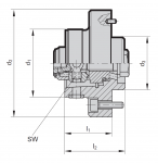 HSK-C Spindle Adapter Flanges (Click image to enlarge)