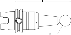 KM63 Precision Ball Runout Arbor (Click image to enlarge) KM63 Precision Ball Runout Arbor