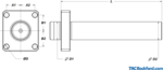 Mazak  Lathe Turret Alignment Bars (Click image to enlarge)