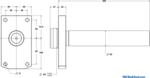 Mazak  Lathe Turret Alignment Bars (Click image to enlarge)