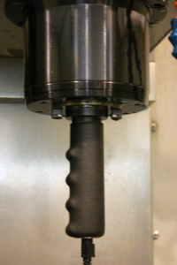 Drawbar force adapter inside spindle