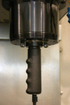 Drawbar force adapter inside spindle (Click image to enlarge)