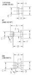 Steep Taper (BT) 50 (MAS 403-BT) Gauge Retention Knobs (Click image to enlarge)