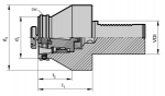 HSK-C 100 VDI to HSK-C Basic Adapter Flanges (Click image to enlarge)
