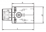 Capto extension with radial clamping diagram (Click image to enlarge)