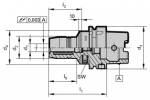 HSK-A 50 Hydraulic Chucks with Increased Clamping Force (Click image to enlarge)