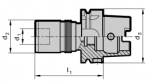 Guhring HSK-A Quick Change Tapping Chucks with Internal Cooling (Click image to enlarge)
