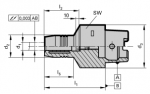 HSK-C 40 Hydraulic Chucks (Click image to enlarge)