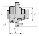 HSK-C Front Adapter Flanges - HSK-A/C40 (Click image to enlarge)