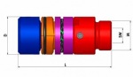 HSK Manual Clamping Grippers with Axial Drive (Click image to enlarge)