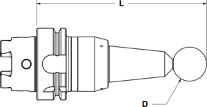 HSK-A Precision Ball End Arbor