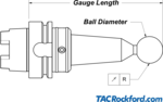 HSK Precision Ball-End Runout Test Arbor (Click image to enlarge)
