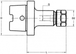 Laip HSK-C Collet Chucks ER Type (DIN 6499) (Click image to enlarge)
