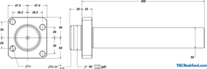 Lathe Turret Alignment Bar for OKUMA LB2000 EX (M, MY) / LB2500 EX (M)
LB3000 EX (M, MY) / LB3000 EX (MW, MYW)