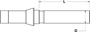 TF25 Swiss-Style Collet Runout Test Bar (Click image to enlarge) TF25 Swiss-Style Collet Runout Test Bar